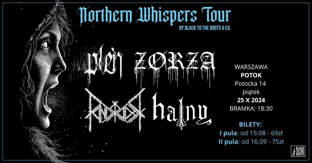 Northern Whispers Tour: PLE\u0143, Z\u00d8RZA, PANDRADOR, HALNY, 25 X 2024, Warszawa, POTOK