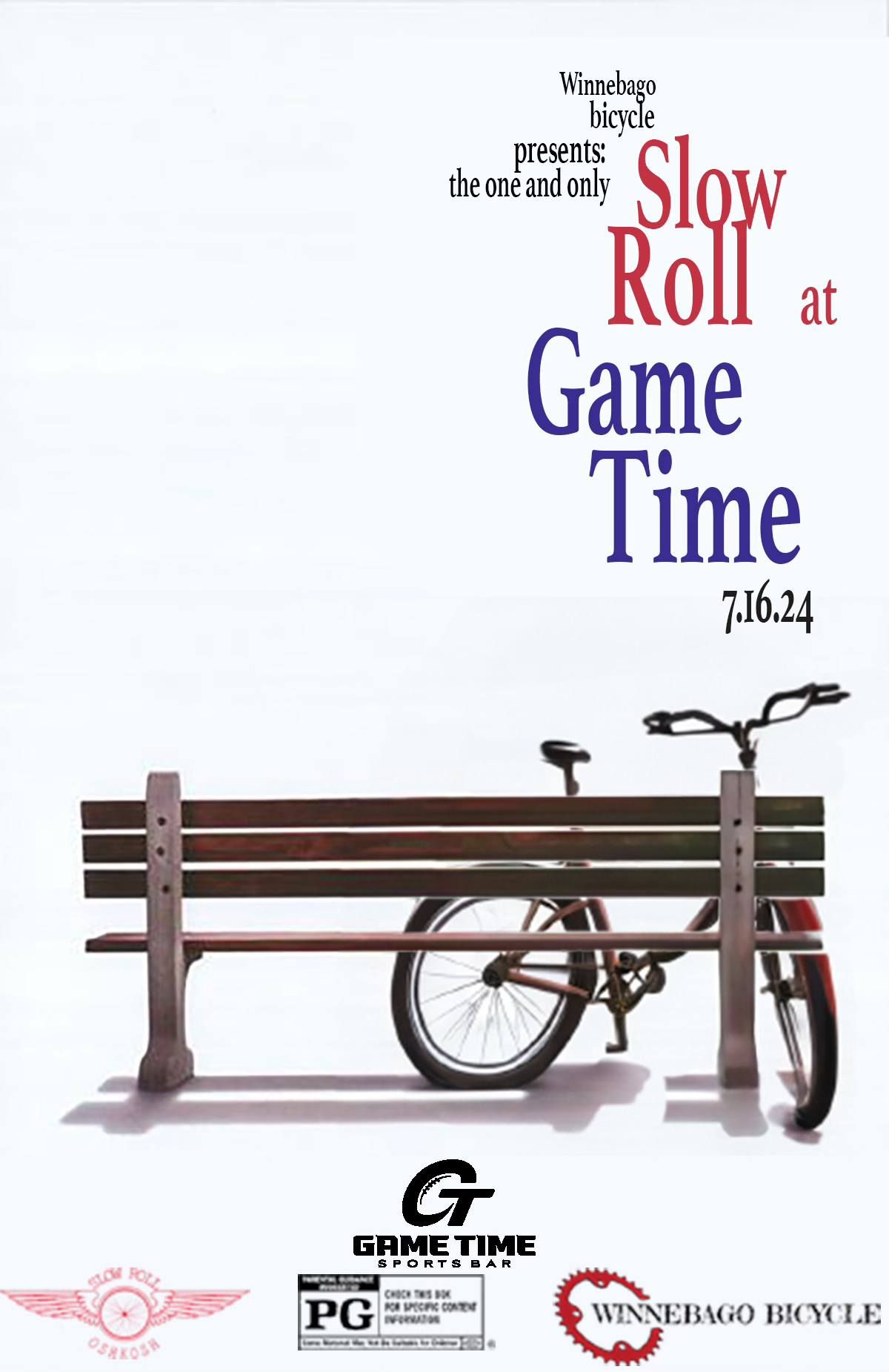 Slow Roll 24 v. 4 Game Time Sports Bar 