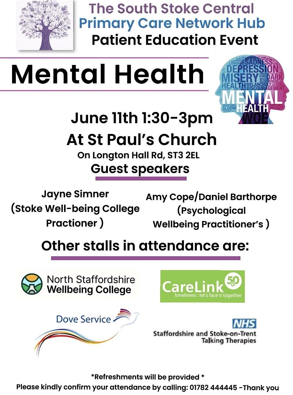 Patient Education Event Mental Health