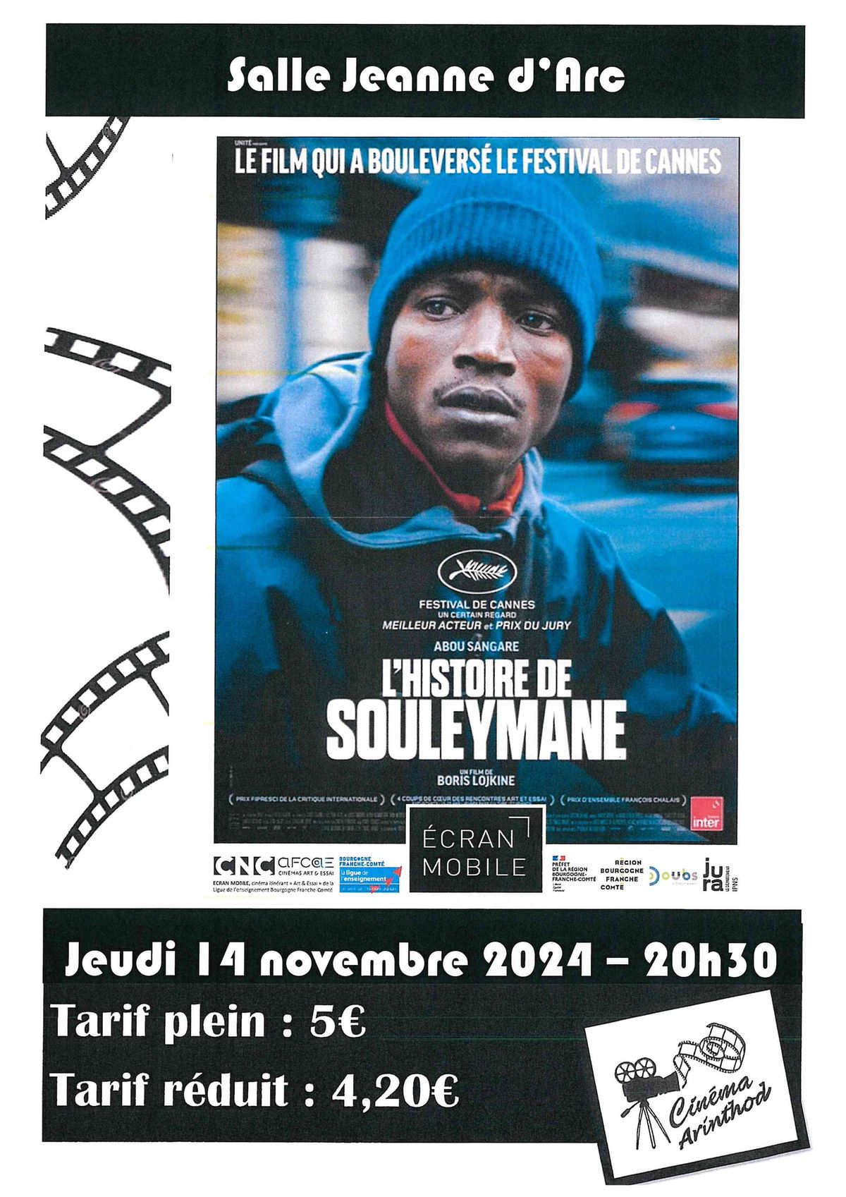 Cin\u00e9ma : L'histoire de Souleymane