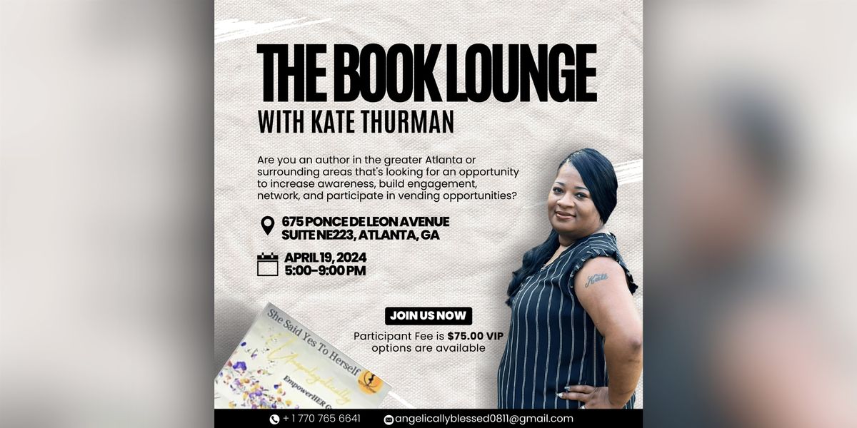 THE BOOK LOUNGE WITH KATE THURMAN