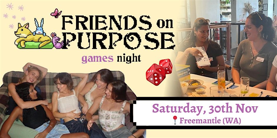 Friends On Purpose: Games Night