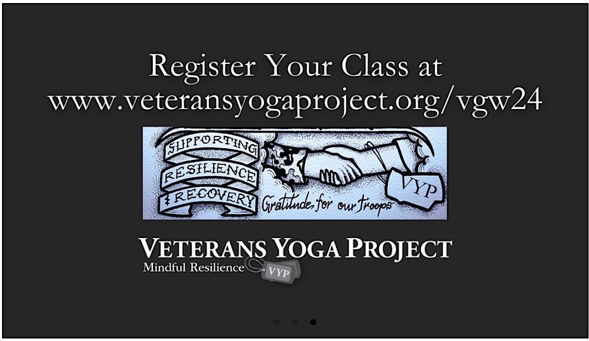 Veterans Yoga Fundraiser - Name That Movie Partner Workout