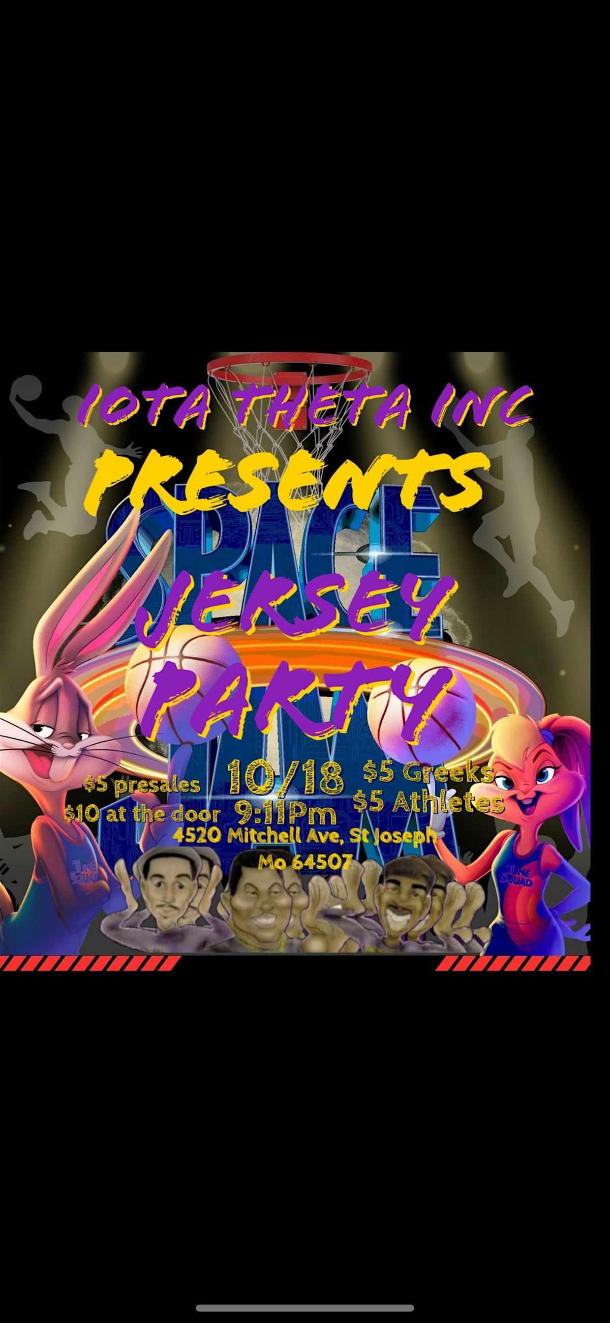 Iota Theta presents SPACE JAM