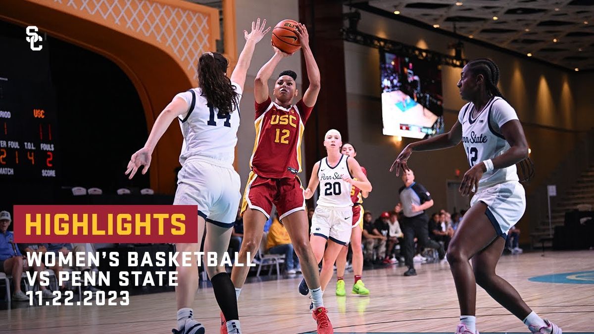 Penn State Lady Lions at USC Trojans Womens Basketball