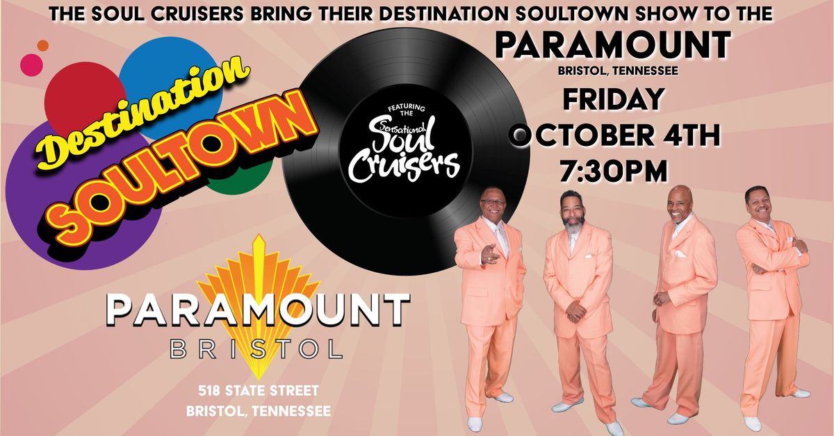 Soul Cruisers in Bristol Tennessee Friday October 4th.