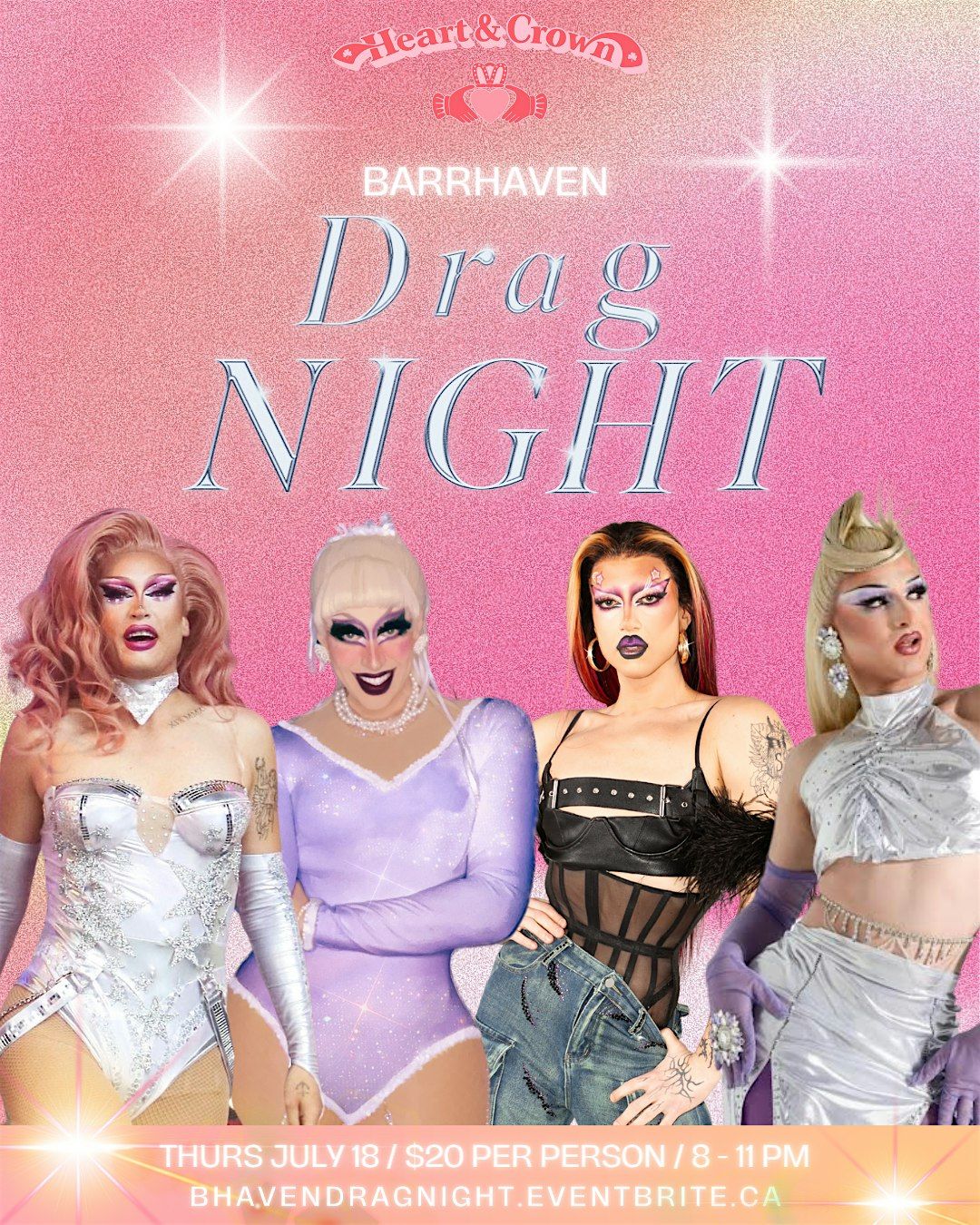 Barrhaven Drag Night at the Heart n Crown!