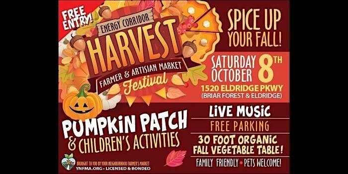 ENERGY CORRIDOR -HARVEST FESTIVAL- FARMERS & ARTISAN MARKET, 1520 ...