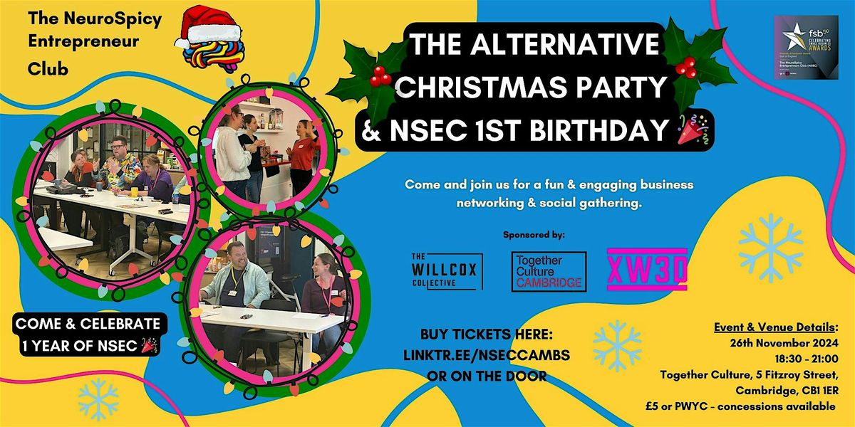 NSEC's Neurospicy Social - An Alternative Christmas Party