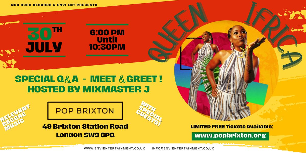 Queen Ifrica Meet & Greet