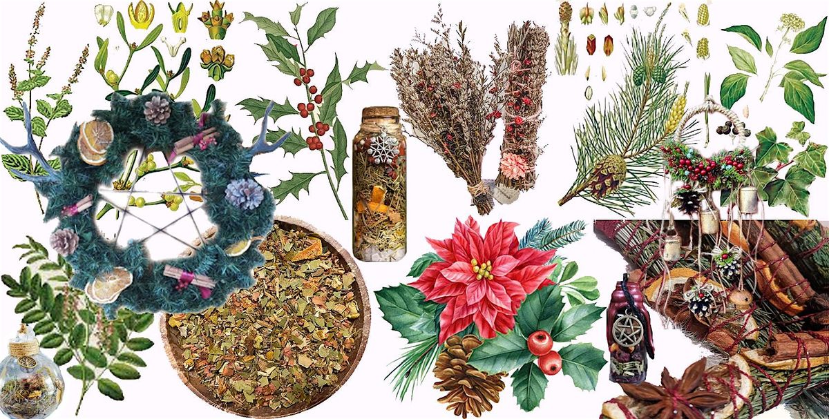 "Herbcraft of Yule" Zoom Class-Thur, December 5, 7:30-Jenn Morris\/IpsoFacto