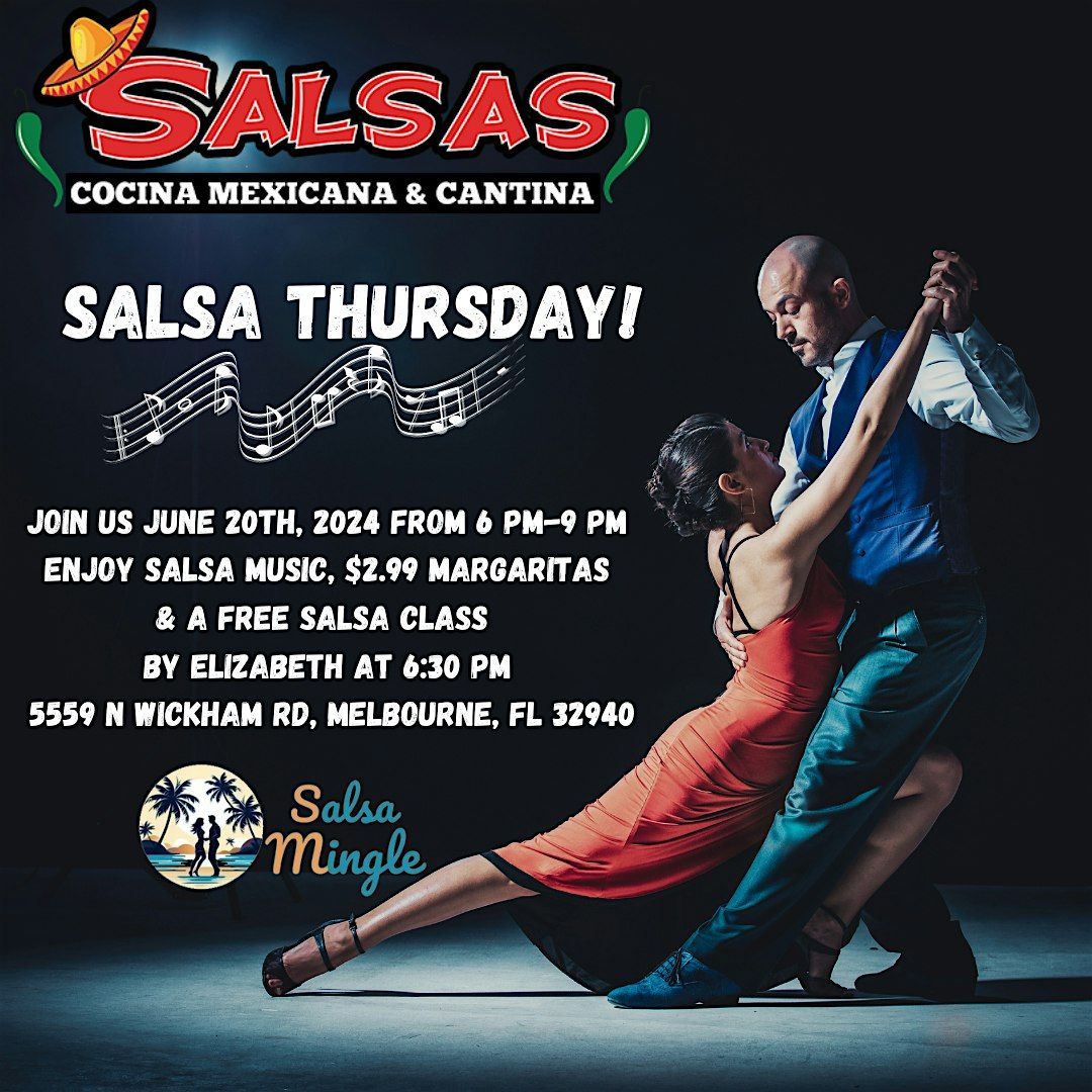 Salsa Thursday! Free SALSA class!