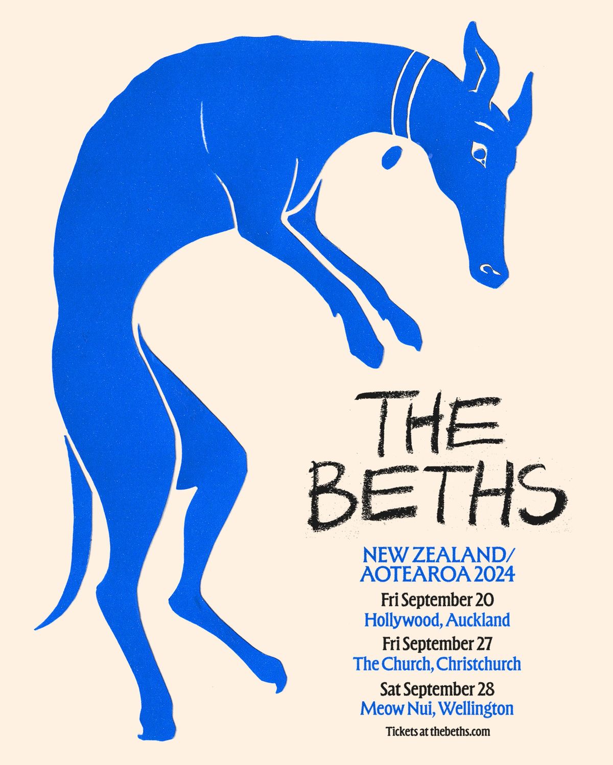 The Beths || Meow Nui - Wellington ***NEW SHOW ADDED**