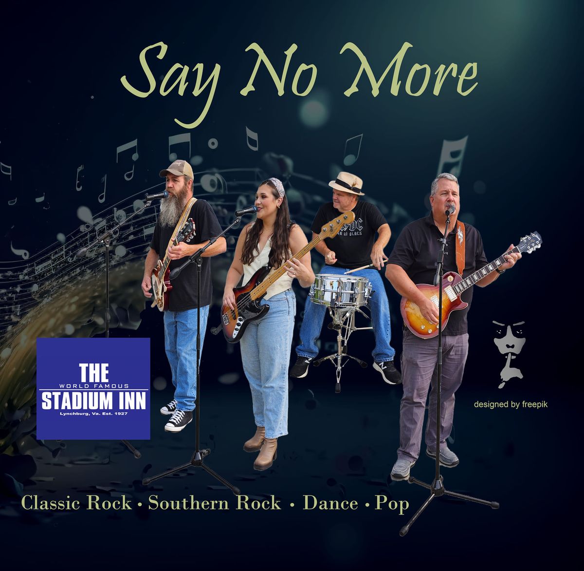 Say No More at The Stadium Inn