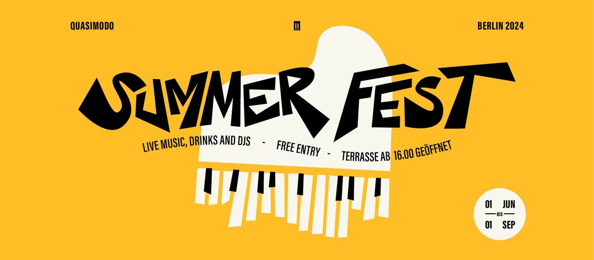 Quasimodo Summer Fest - 20.-23.Juni 2024