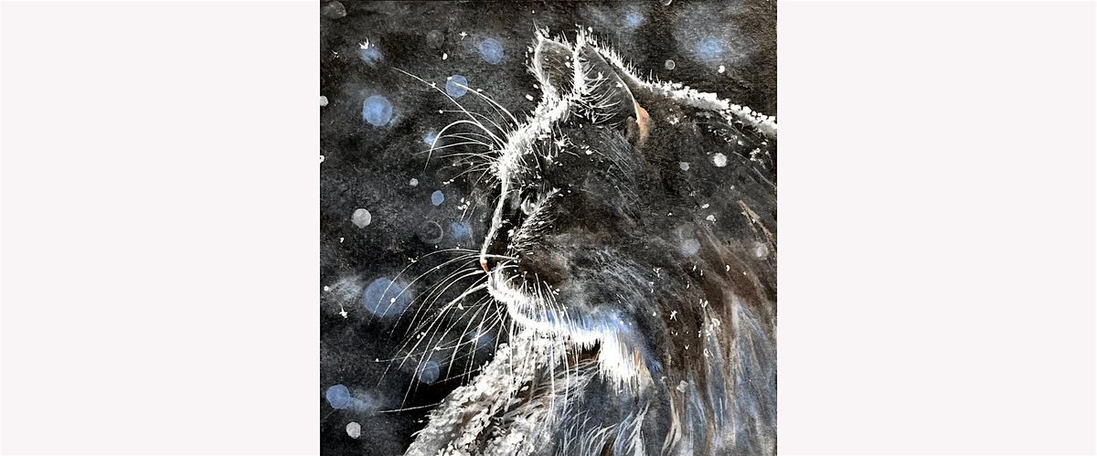 WATERCOLOR CATS workshop: Tuesday, December 17th, 10:00-2:00pm