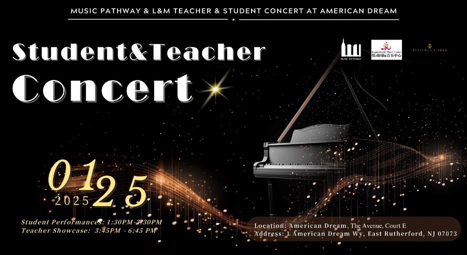 Student and Teacher Piano Concert