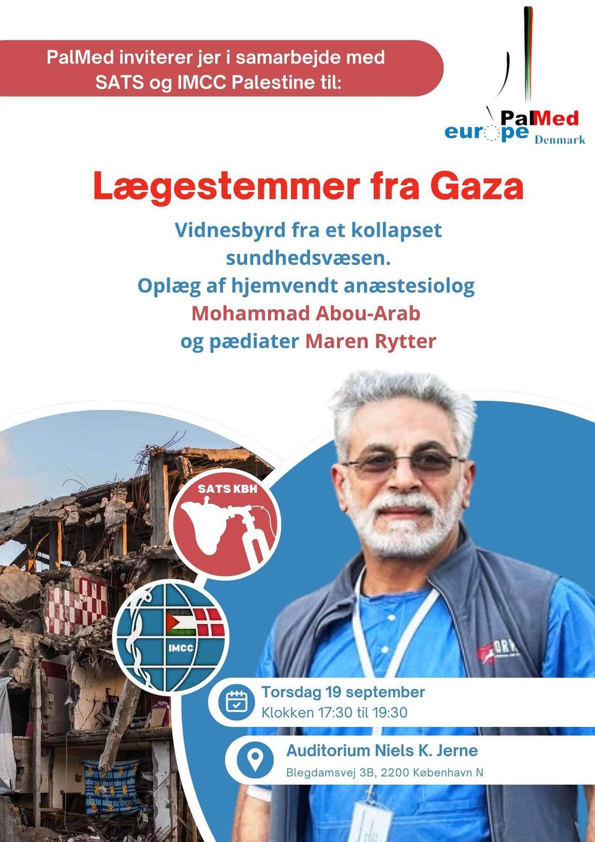 L\u00e6gestemmer fra Gaza - vidnesbyrd fra et kollapset sundhedsv\u00e6sen med an\u00e6stesiolog Mohammad Abou-Arab