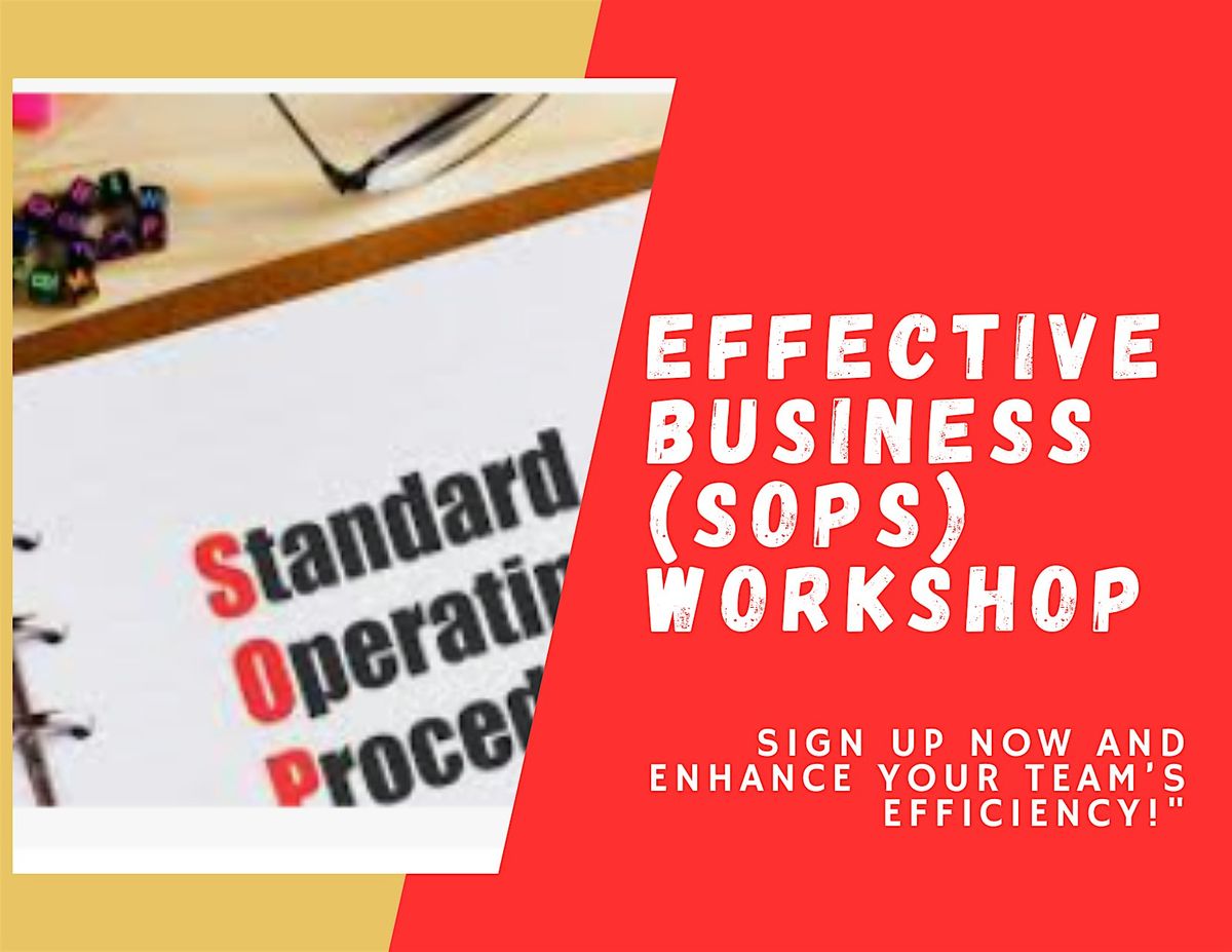 Live Online Workshop: Writing Effective Standard Operating Procedures SOPs