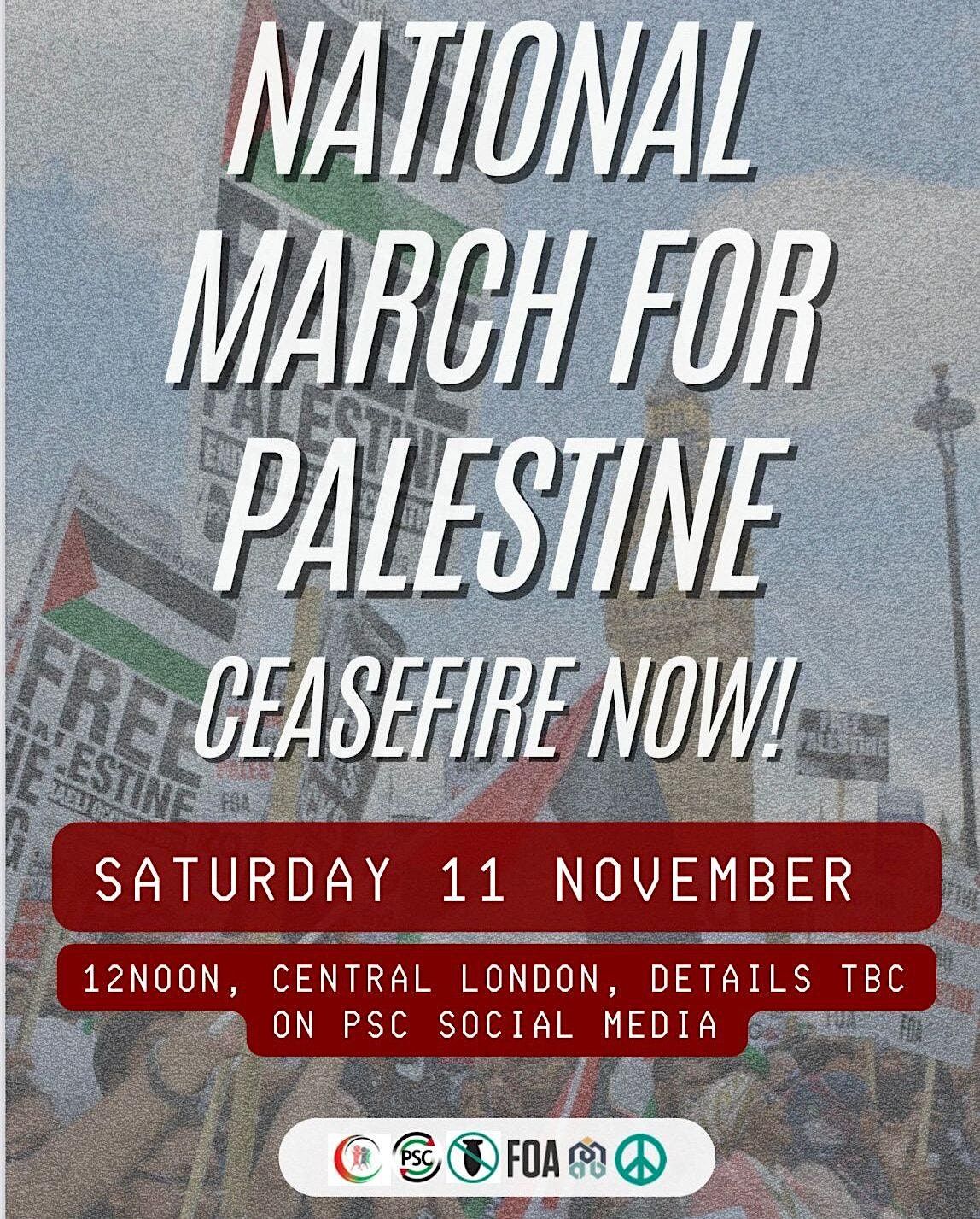 March for Palestine - Bath\/London (book coach ticket to London)