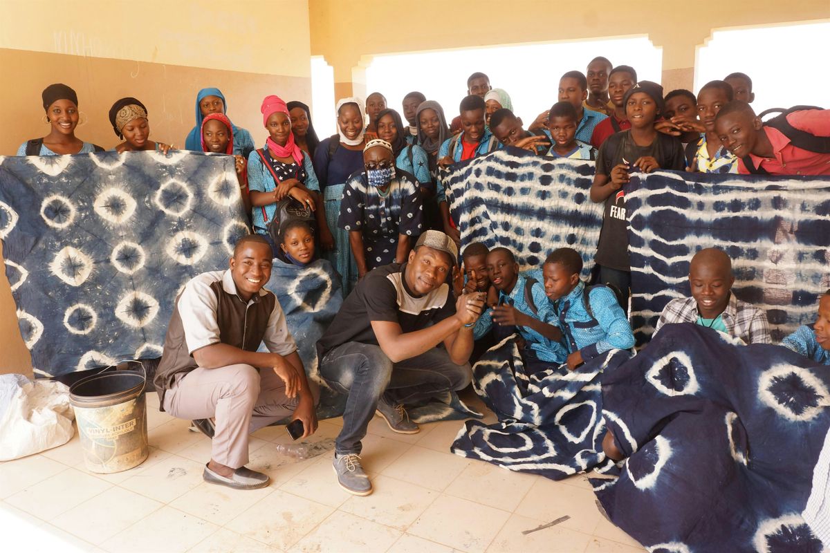 Dye Your Own Indigo Scarf Workshop - Traditional Malian technique