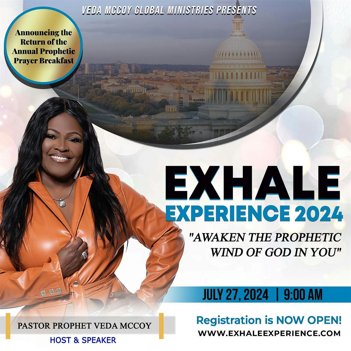 Annual Prophetic Prayer Breakfast Returns with EXHALE Experience 2024