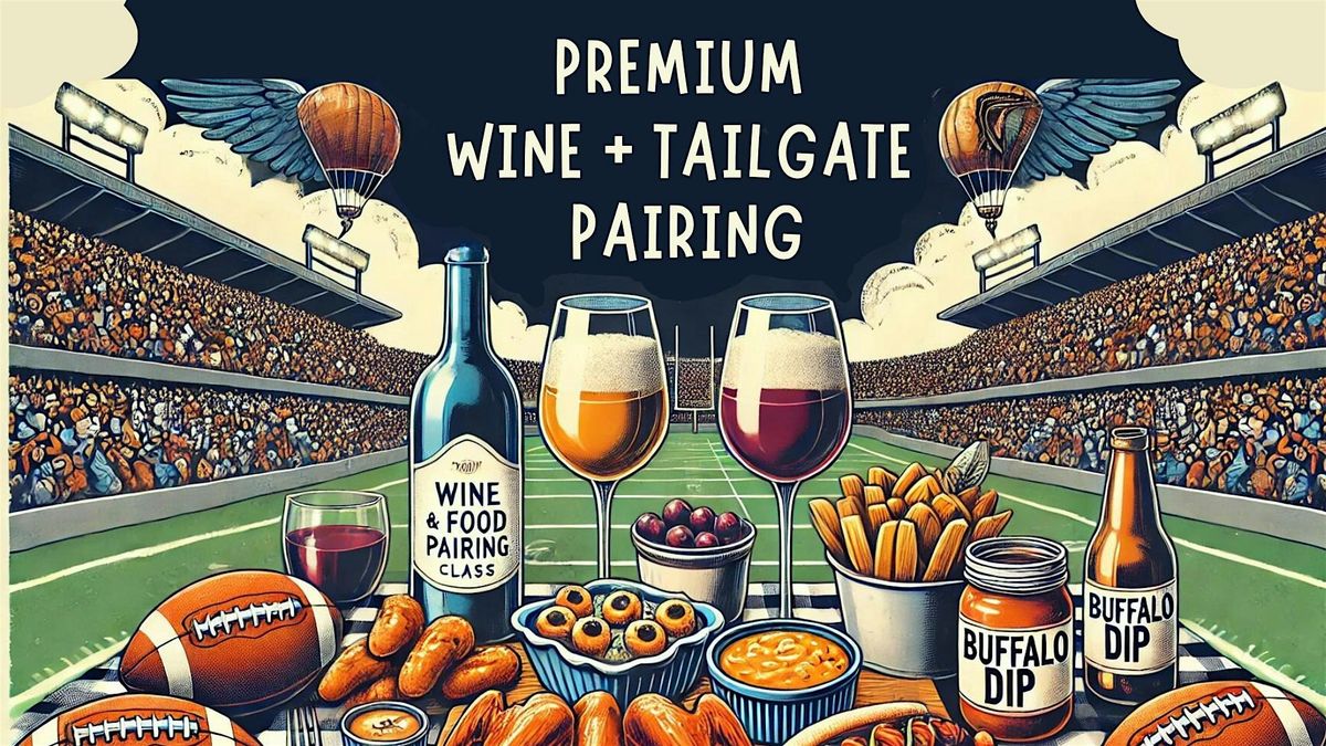 Premium Wine and Tailgate Bites Pairing