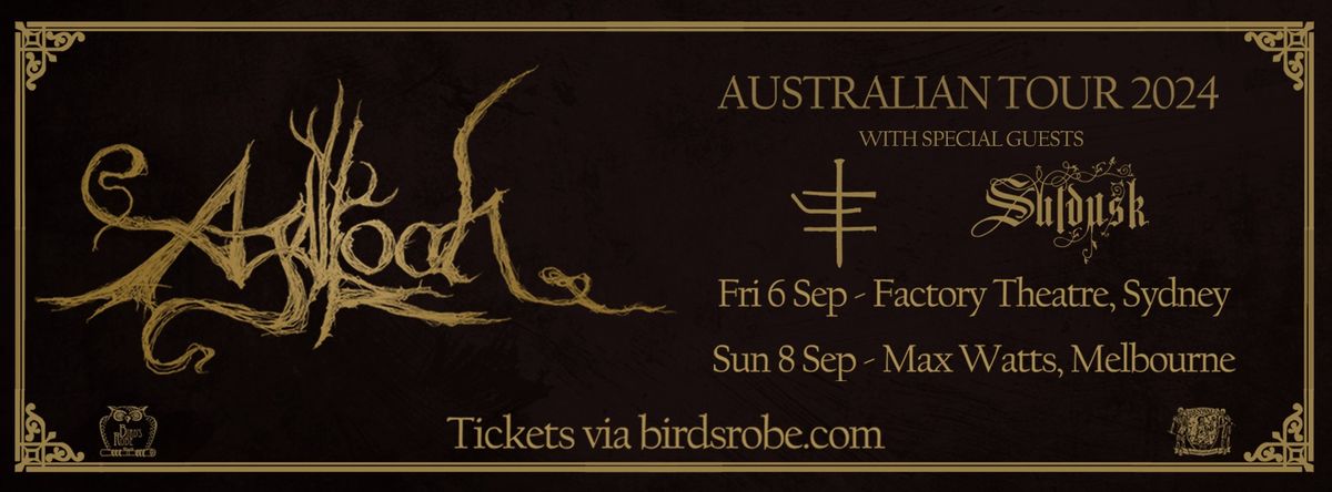 Agalloch Australian Tour 2024 | Max Watts, Melbourne