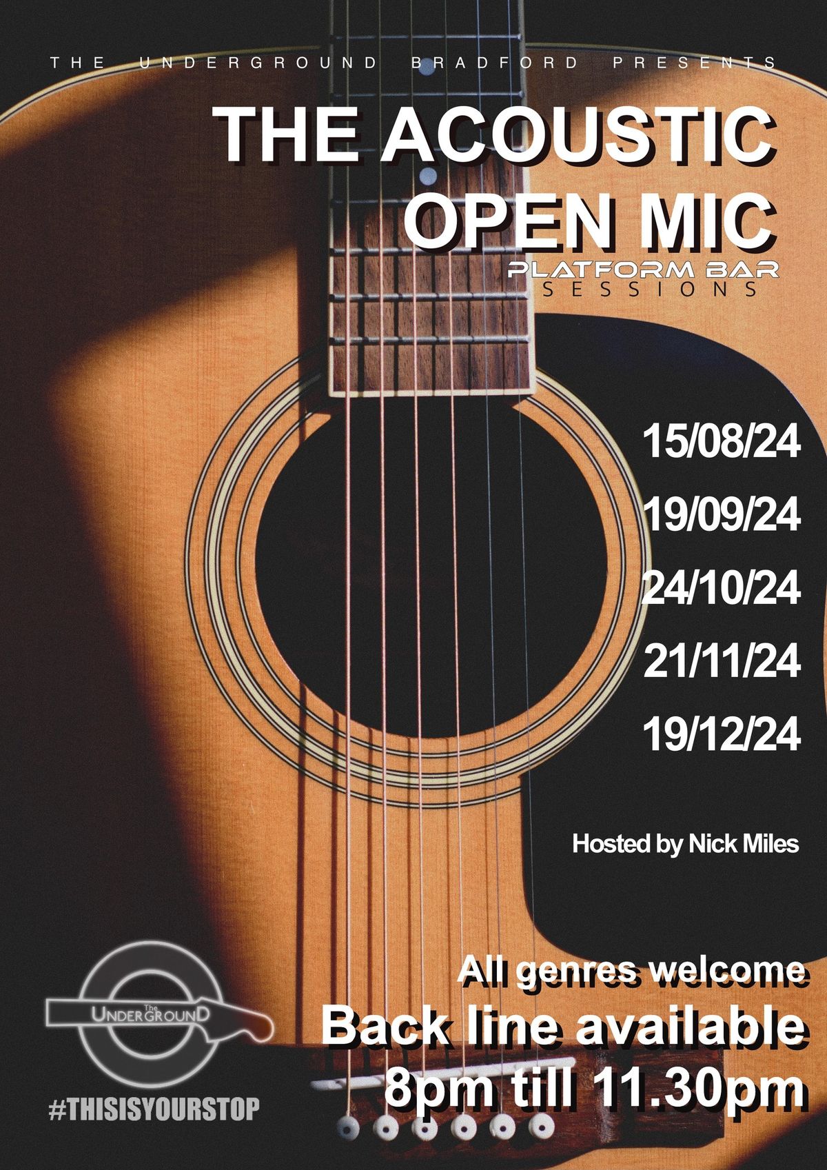 Platform Bar Sessions Presents: The Acoustic Open Mic