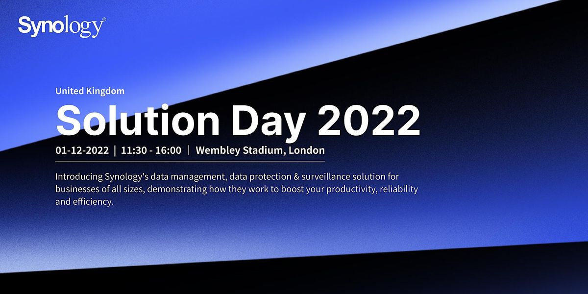 Synology Solution Day - London