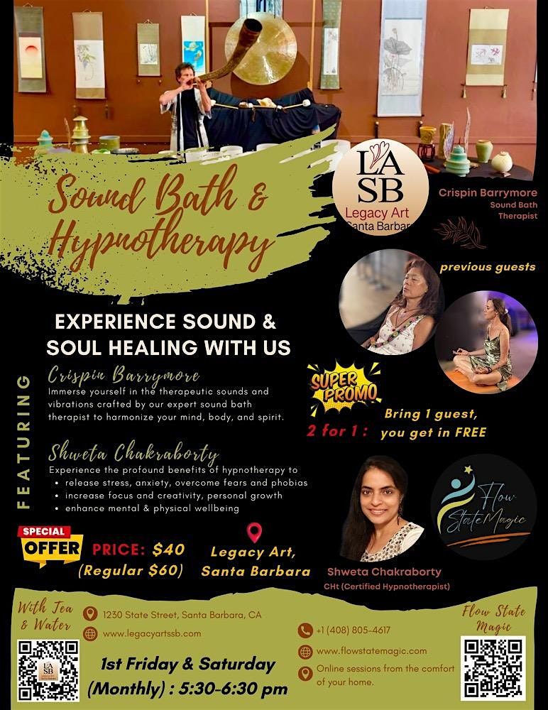 SOUND BATH MEDITATION with GUIDED HYPNOTHERAPY