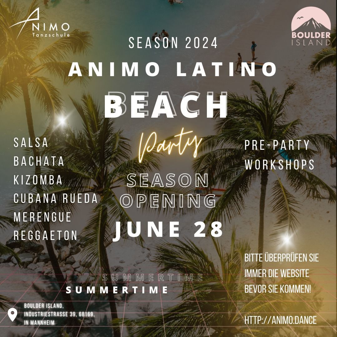 Animo Latino Beach Party 