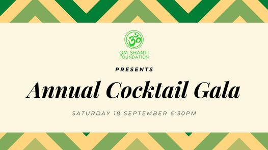 The Om Shanti Annual Cocktail Gala Perth City Farm East Perth 18 September 21