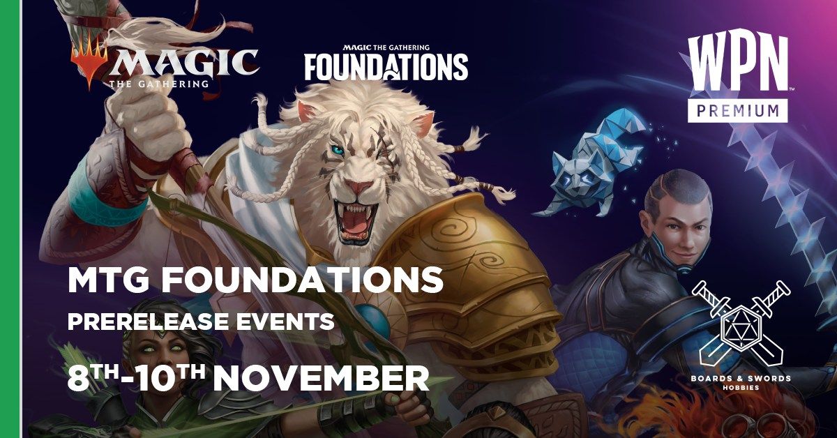 Magic the Gathering Foundations Prerelease events