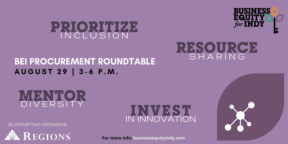 Business Equity for Indy Procurement Roundtable