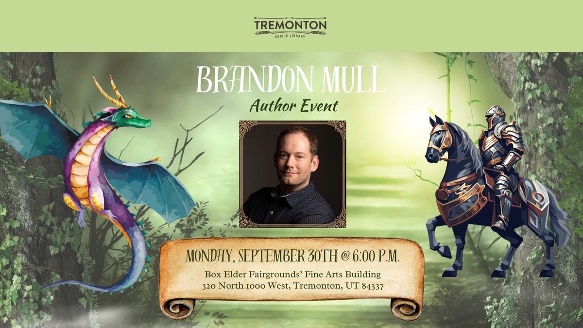 Brandon Mull Author Event- Tremonton Public Library