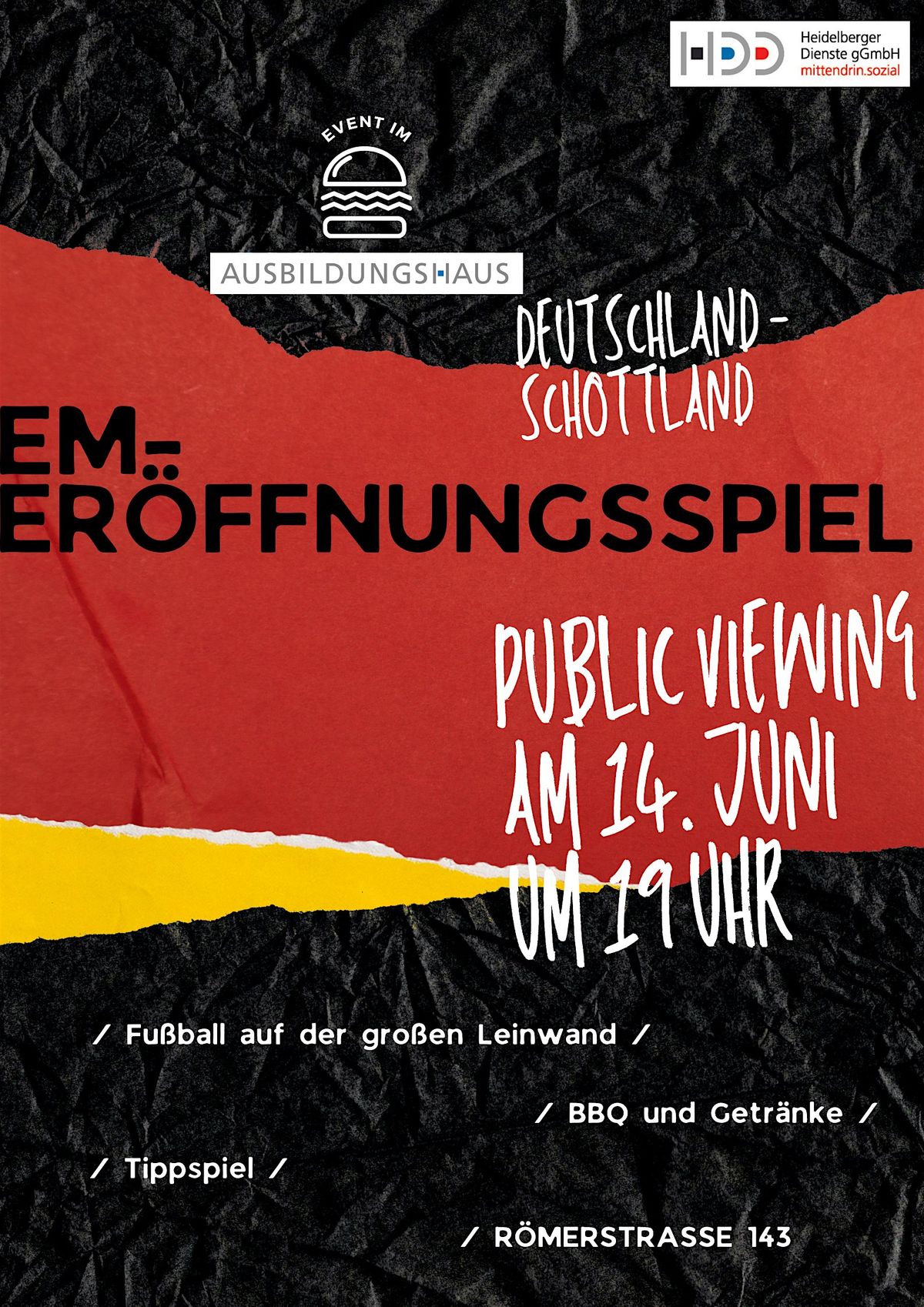 Public Viewing Fu\u00dfball EM