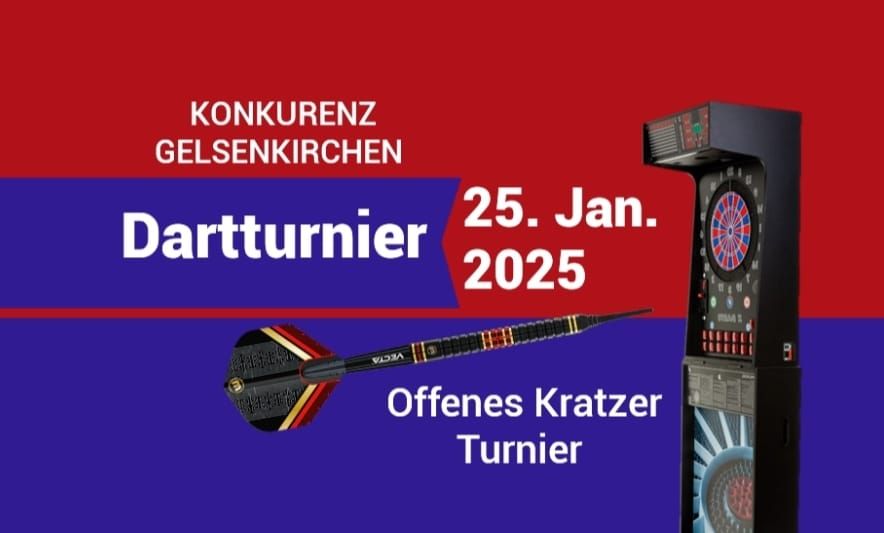 Offenes ( Kratzer ) Dart- Turnier in Gelsenkirchen