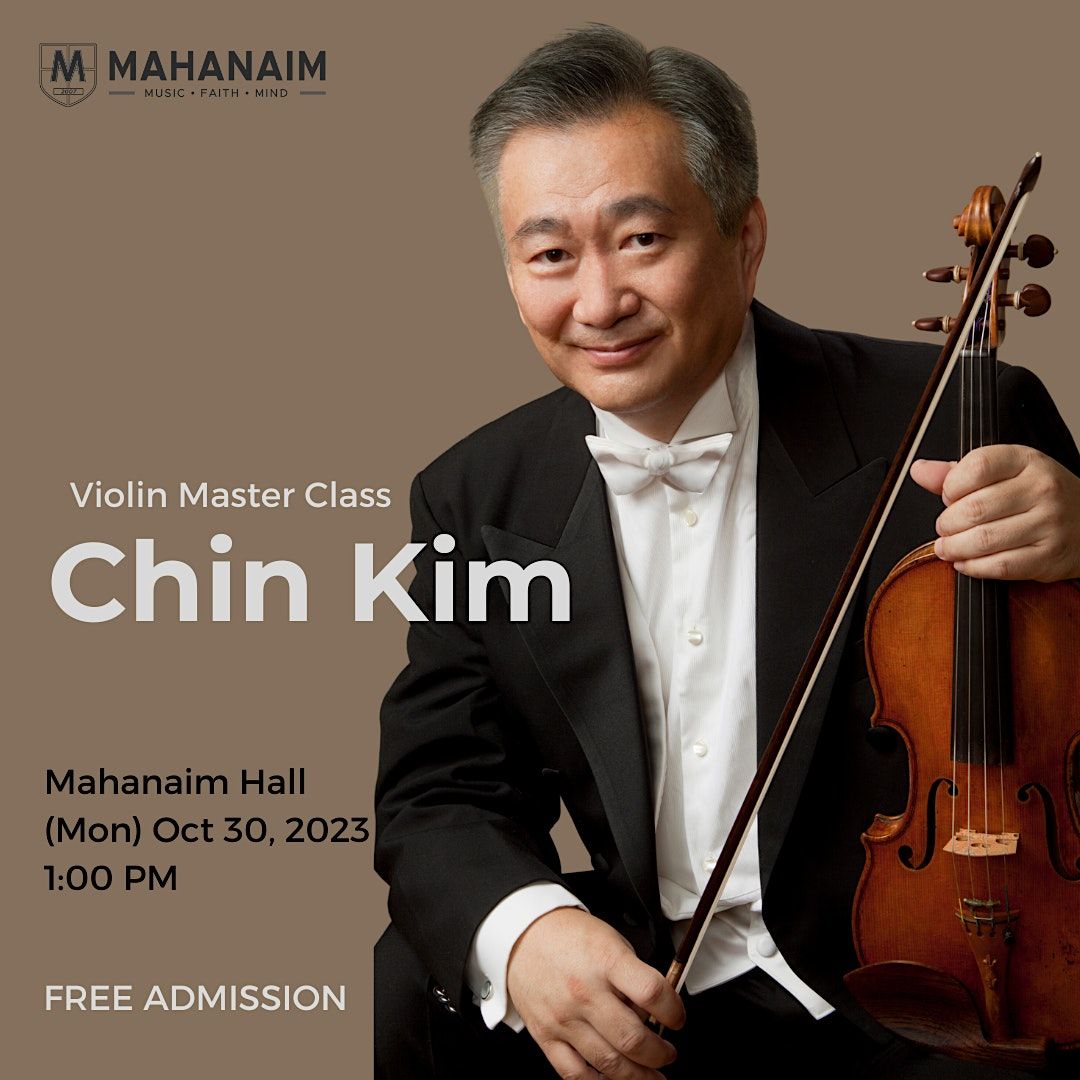 Violin Master Class with Chin Kim