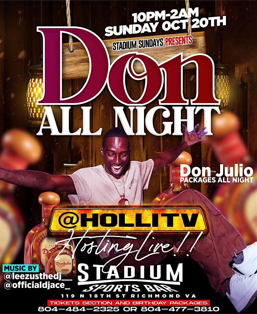 Don All Night - @HOLLITV Live