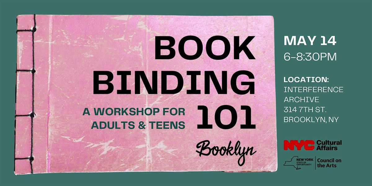 Bookbinding 101: Workshop for Adults & Teens