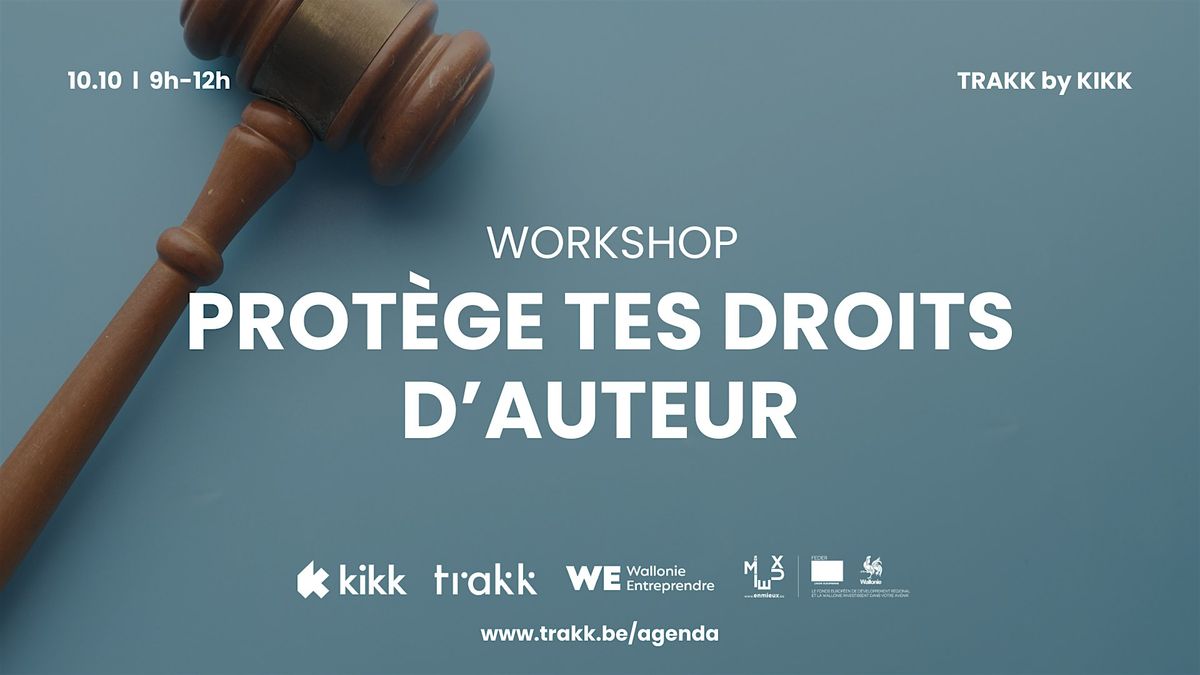 WORKSHOP - Prot\u00e8ge tes droits d'auteur