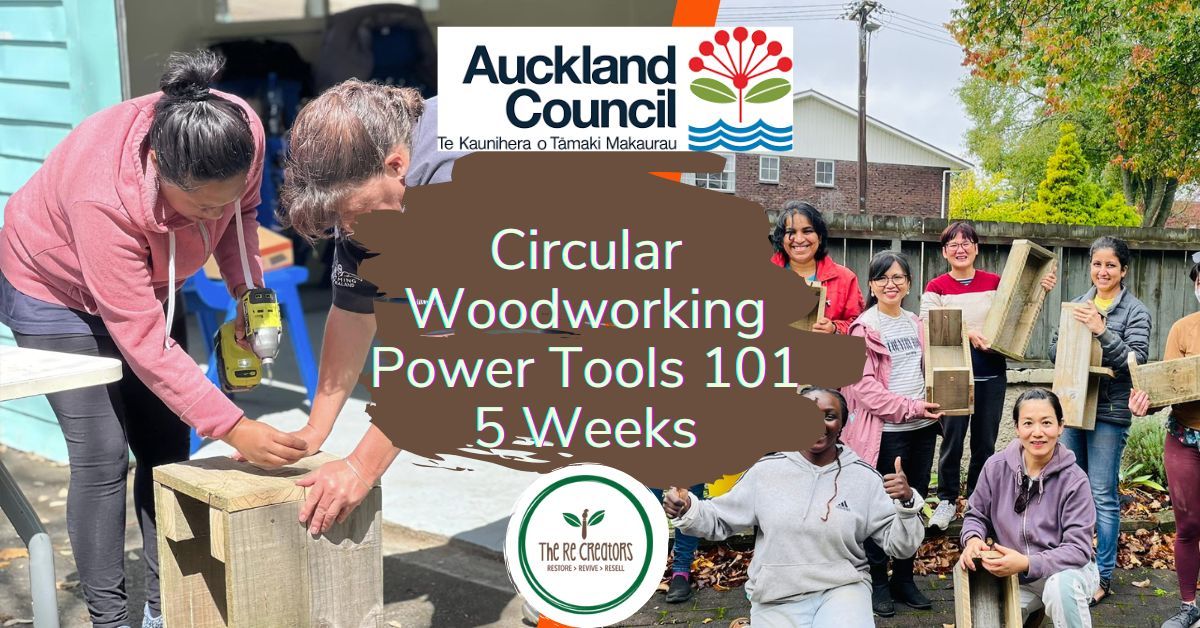 Circular Woodworking Programme: Power Tools 101 - 5 Weeks, Green Space, Sun, 3 Nov to 1 Dec