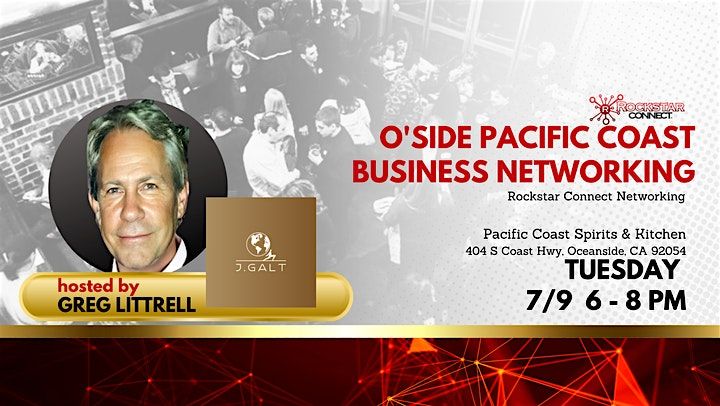 Free O'Side Pacific Coast Business Rockstar Connect Event (July,  CA)