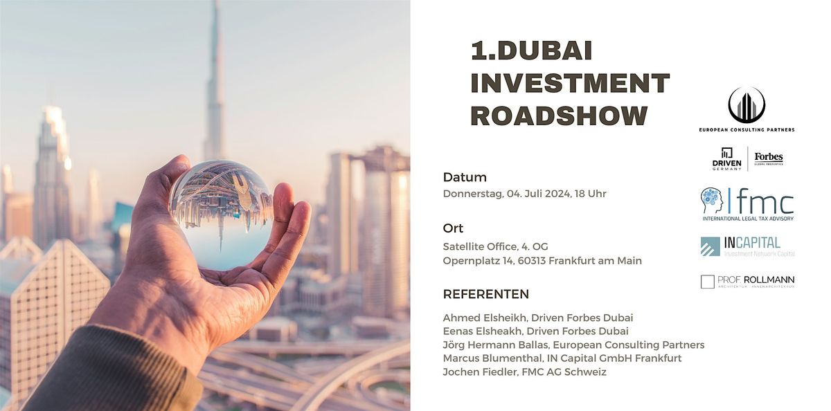 1. DUBAI INVESTMENT ROADSHOW 2024 FFM