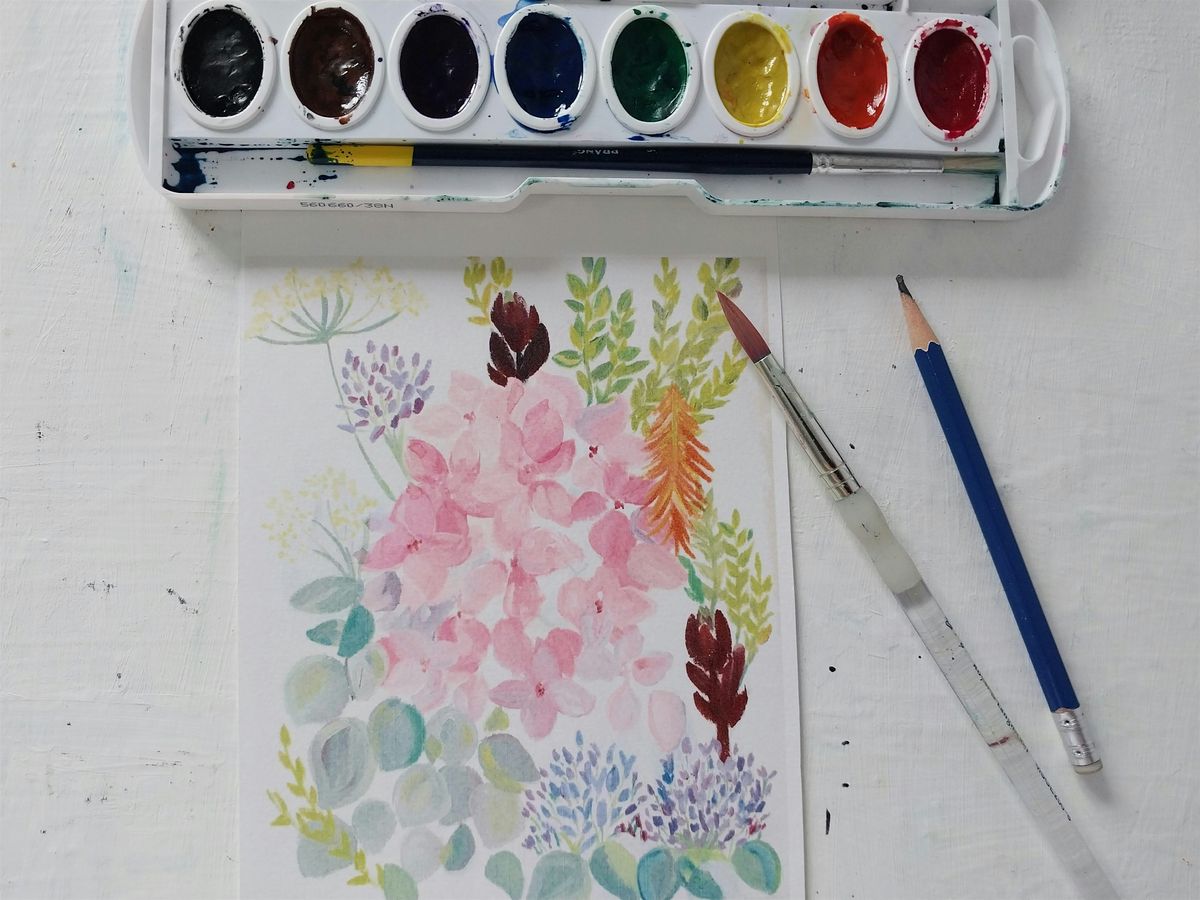 Floral Watercolors, Adults and Teens Class