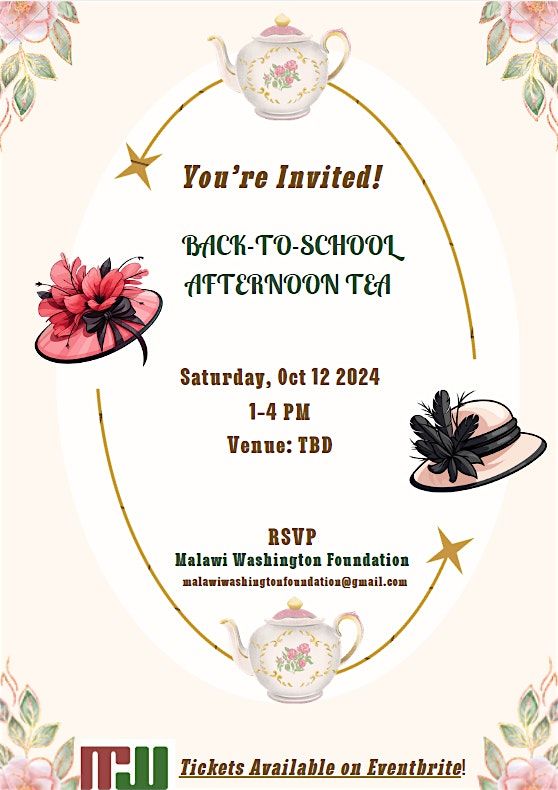 Malawi Washington Foundation Back-to-School Afternoon Tea