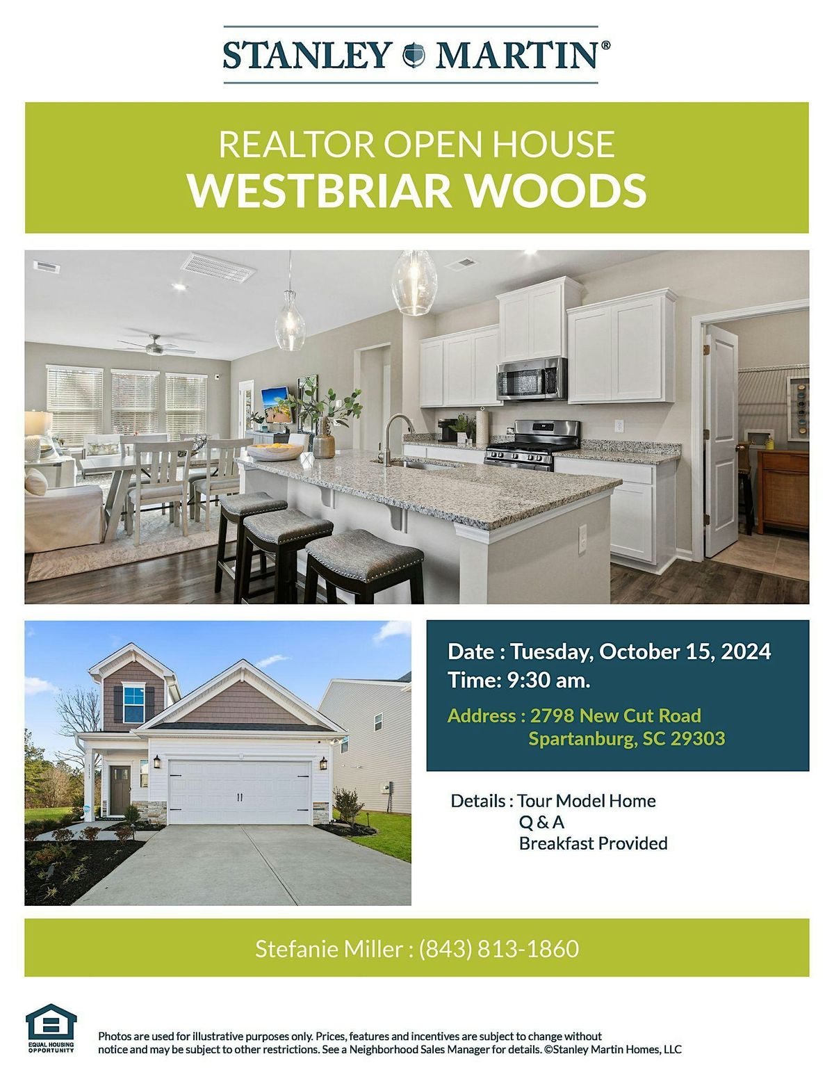 Westbriar Woods- Exp Agent Open House- Tour Model Homes- Breakfast provided