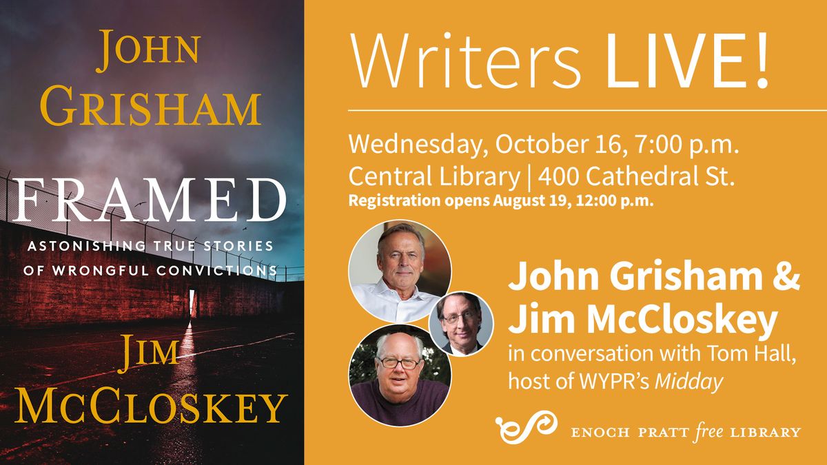 SOLD OUT: John Grisham & Jim McCloskey: "Framed"