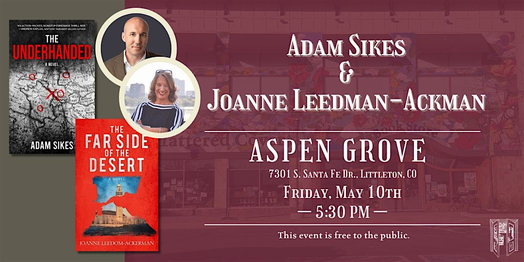 Adam Sikes and Joanne Leedman-Ackman Live at Tattered Cover Aspen Grove